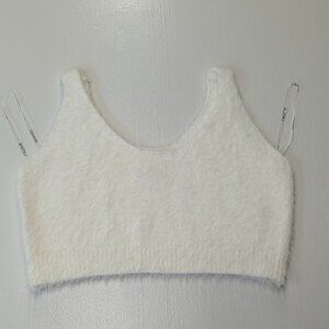 L'ATISTE by Amy Size Small Cream Colored Sweater Bralette